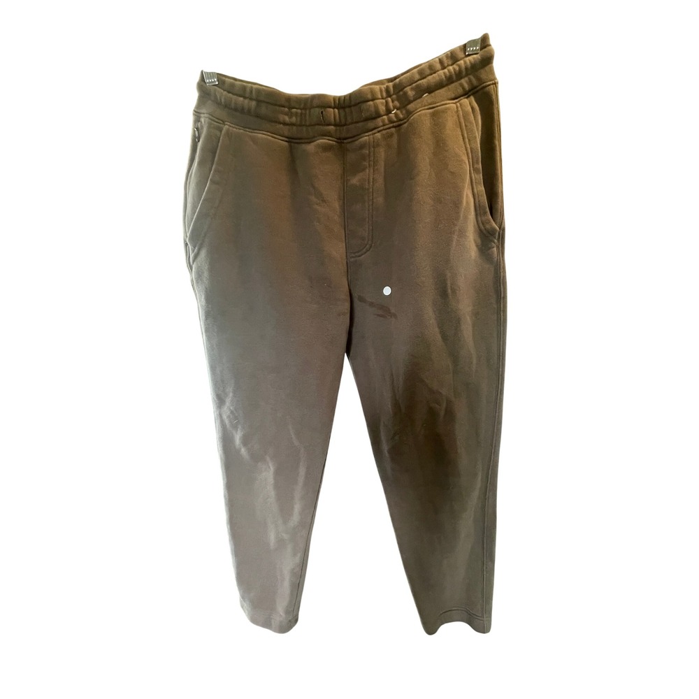 Hollister Mens Brown Fleece Relaxed Jogger Sweatpants Medium Lounge Athletic